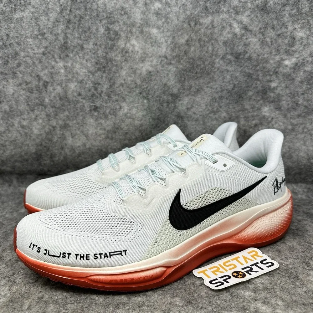 Nike Zoom Pegasus 41 Running Shoes Mens 13 White Red Eliud Kipchoge HJ7037-100